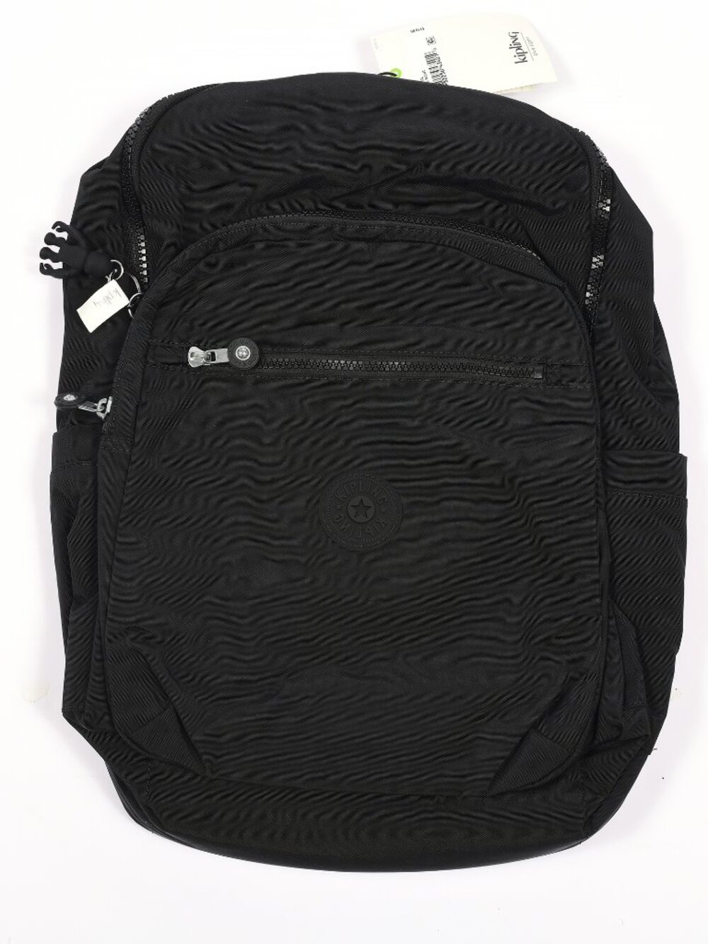 Kipling Seoul Large Backpack Black Noir KI5210 Laptop Bag NWT Monkey